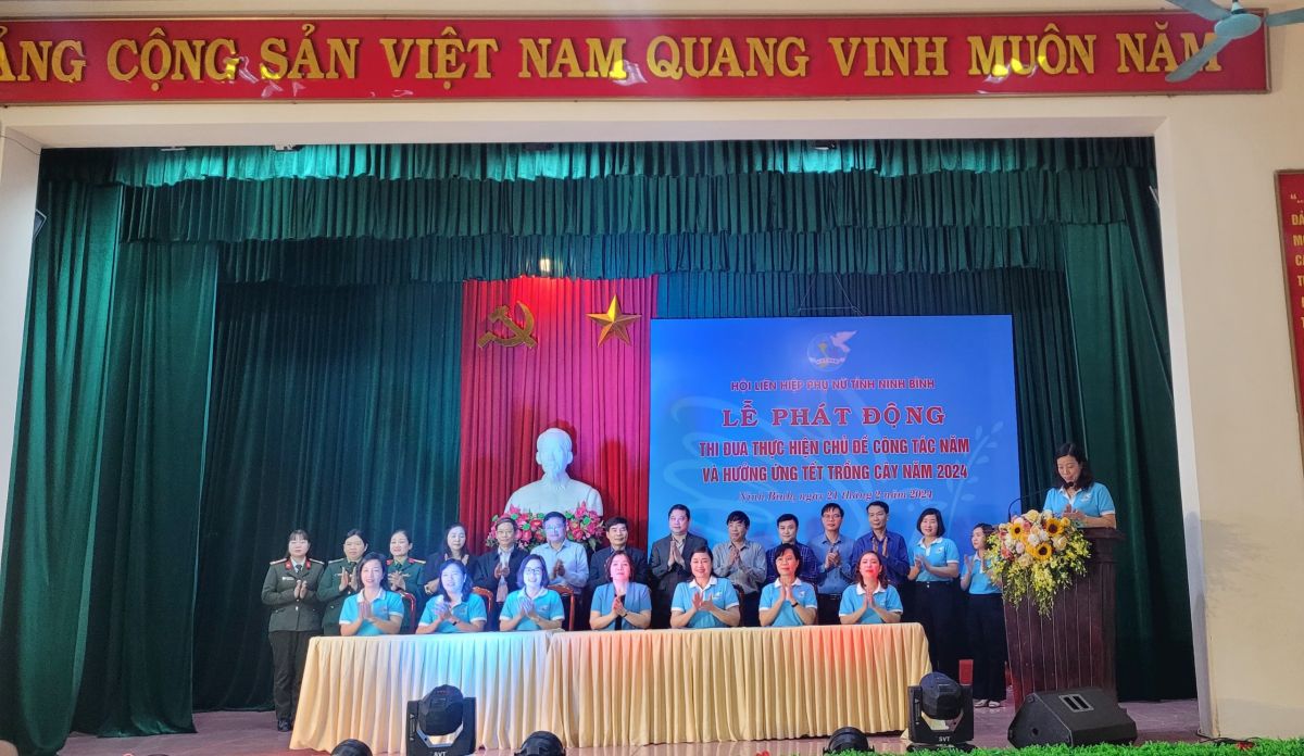 Hội Liên hiệp phụ nữ tỉnh phát động thi đua thực hiện chủ đề công tác năm 2024 tại xã Ninh Thắng