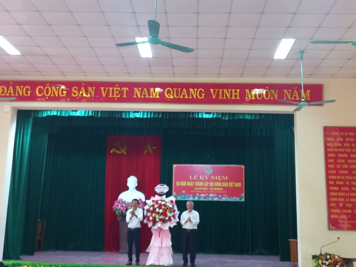 Hội Nông dân xã Ninh Thắng long trọng tổ chức Lễ kỷ niệm 93 năm ngày thành lập Hội Nông dân Việt Nam